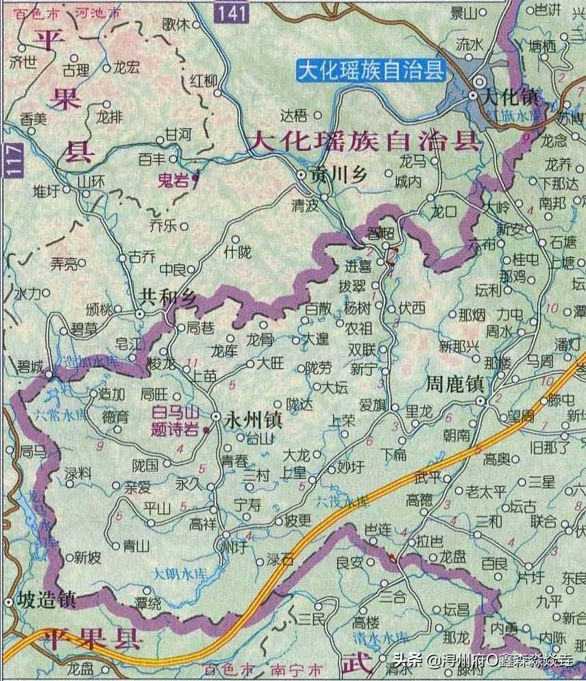 广西地图高清版最新,心灵平静之旅启程