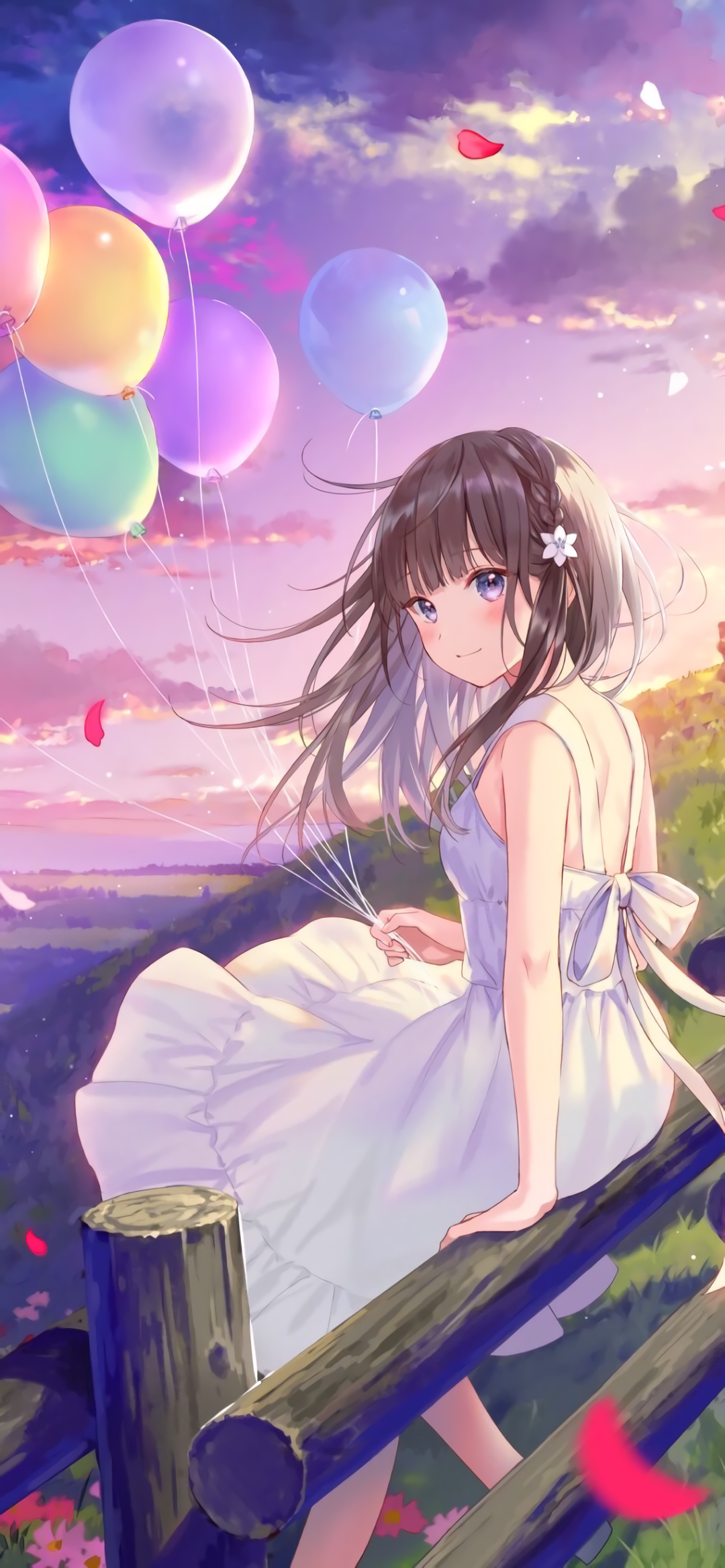 最新动漫女,自然美景的心灵之旅体验